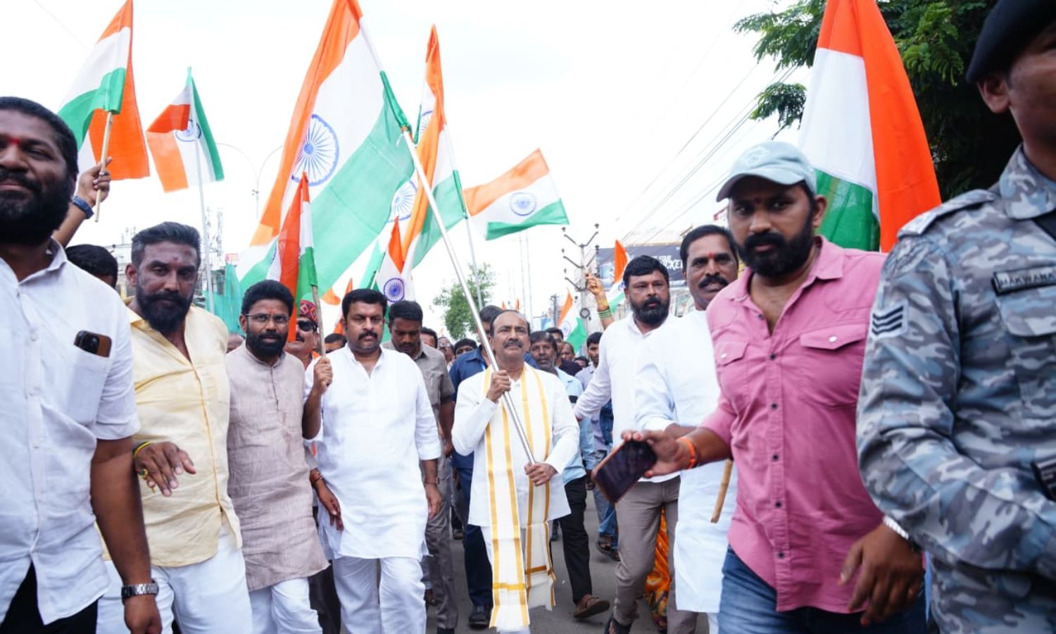కుత్బుల్లాపూర్ లో ఘనంగా తిరంగా ర్యాలీ - పాల్గొన్న ఎంపీ ఈటల