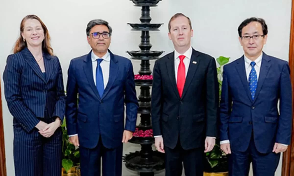 Quad Sherpas Convene in New Delhi to Strategise Maritime Security and Critical Technology Cooperation Frameworks