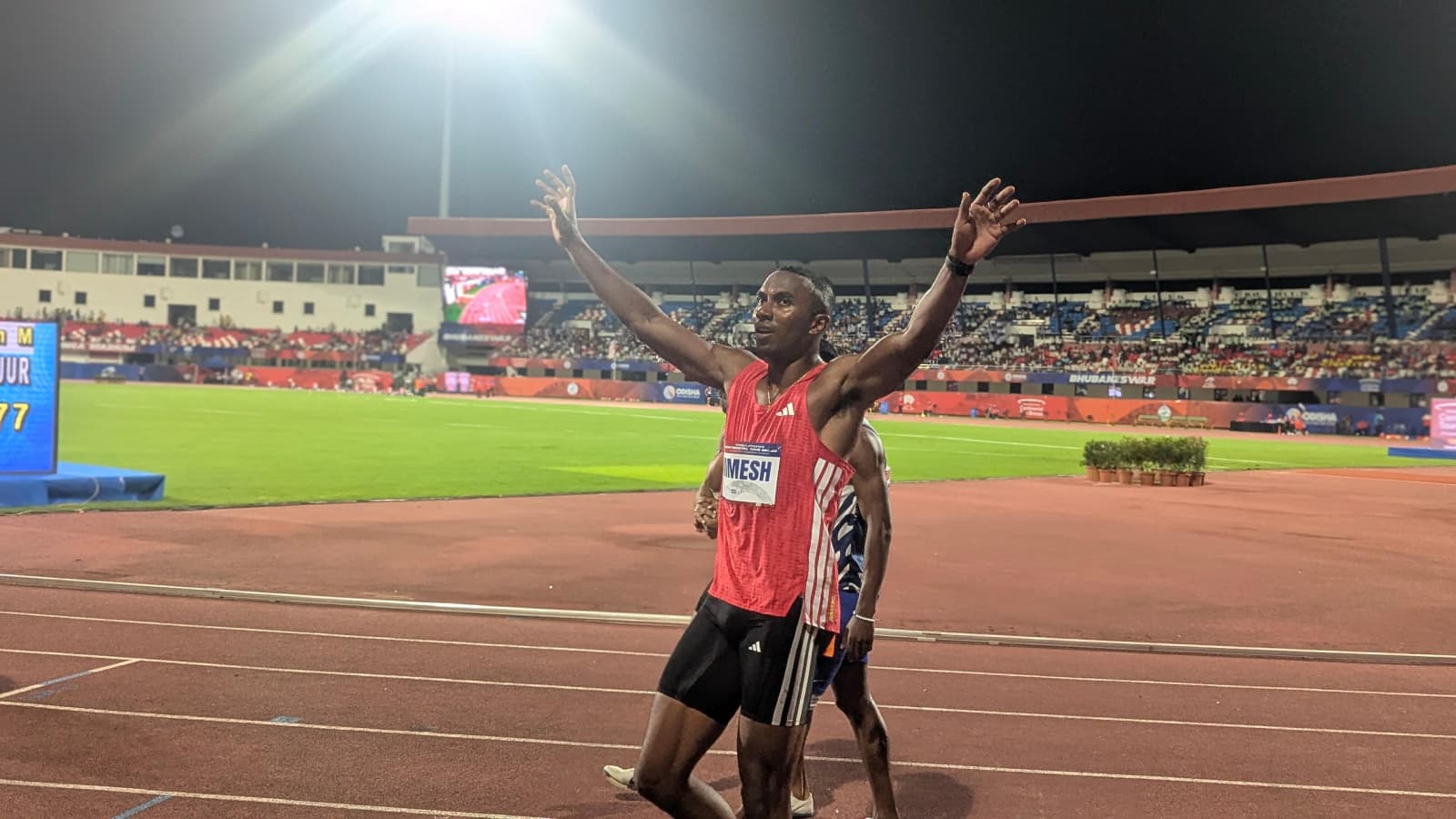 Animesh Kujur Fastest Man Title Asiad Inter State Athletics