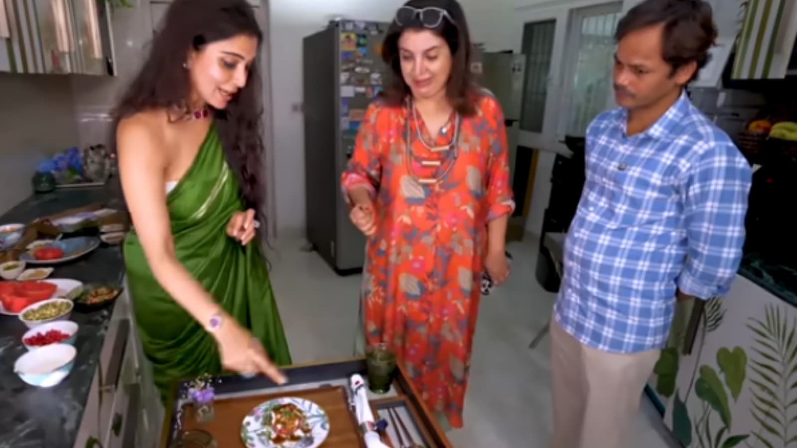 Panch Tatva Watermelon Chaat Recipe With Dilip And Farah Khan