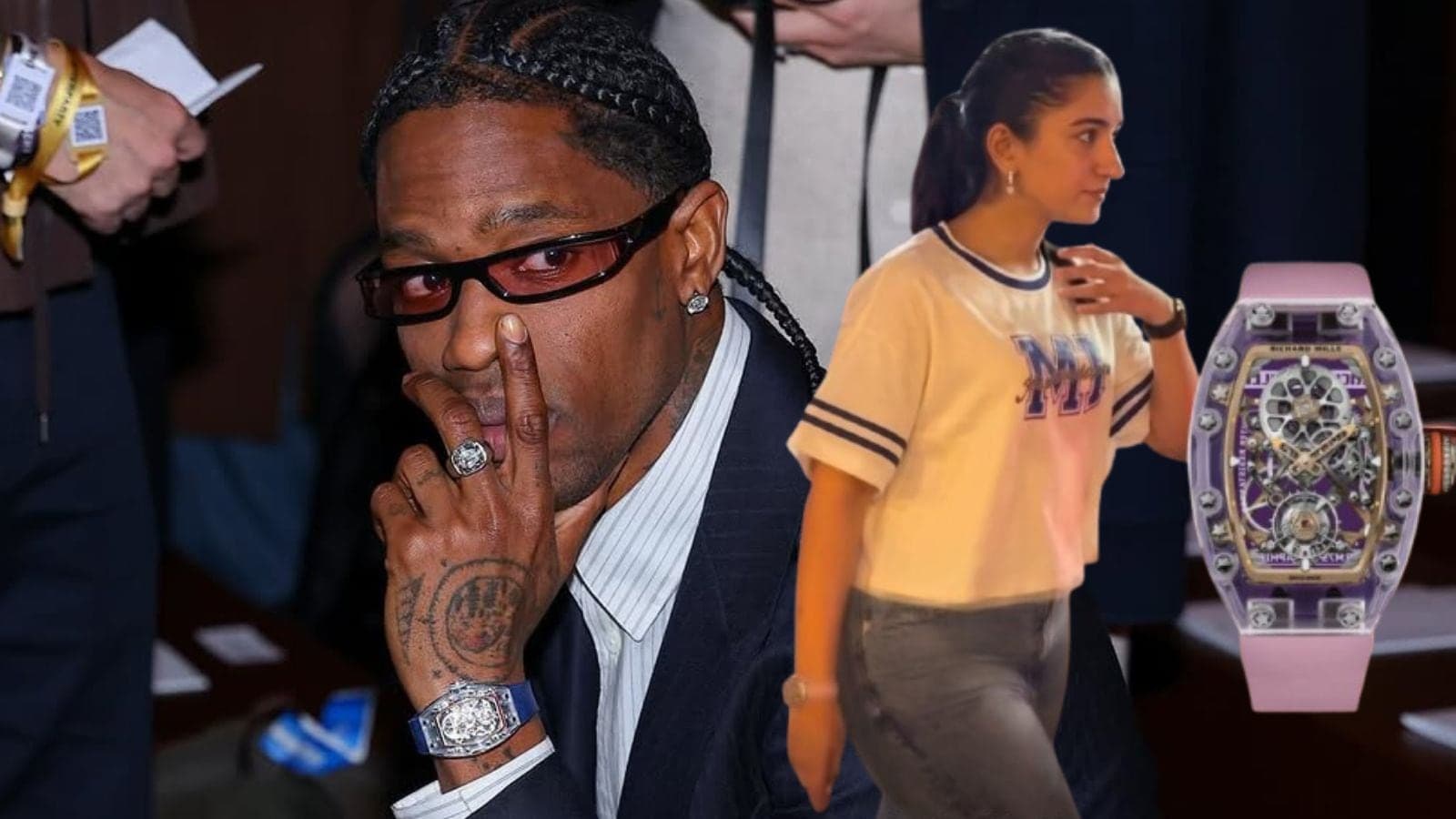 Travis Scott Radhika Merchant Watch Rs 28 Crores