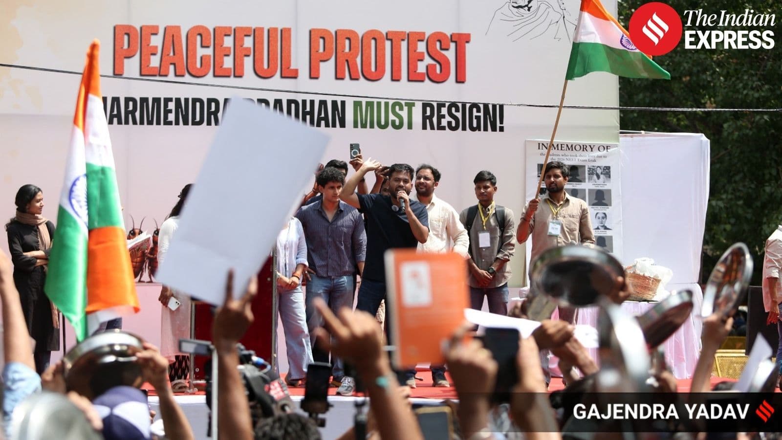 In Photos Cjp Holds Second Protest At Jantar Mantar Over Exam Irregularities