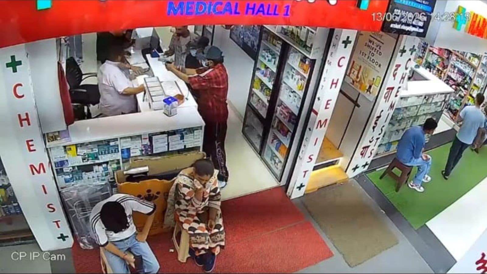 Cashier Shot Dead Inside Chandigarh Chemist Shop Assailants Flee On Scooter