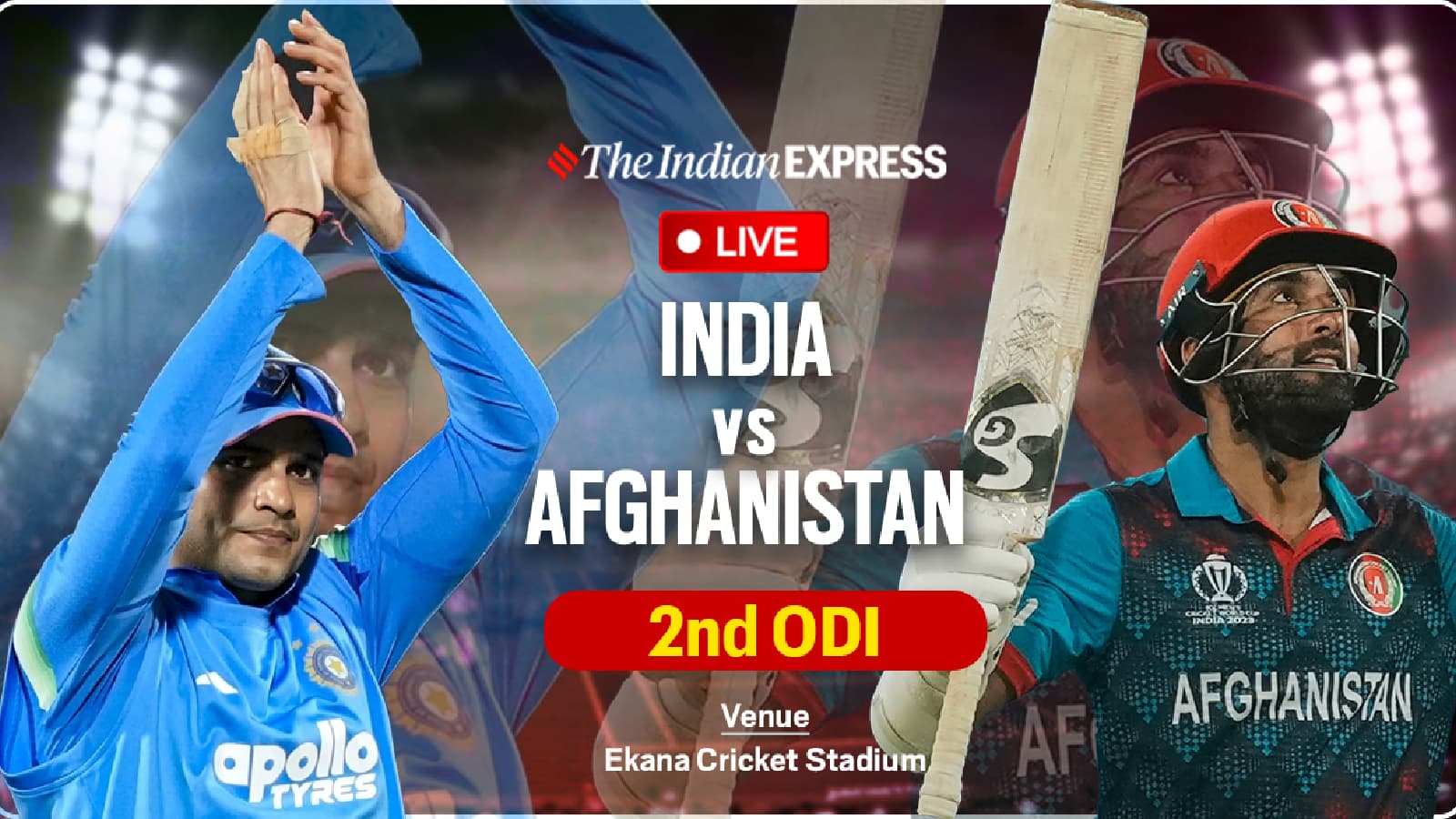 Ind Vs Afg 2nd Odi Live Score India Afghanistan Odi Series 2026 Match Scorecard Lucknow Updates