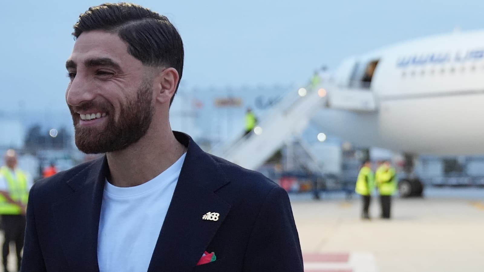 Iran Footballers Wearing 168 Badges Travel Fifa World Cup