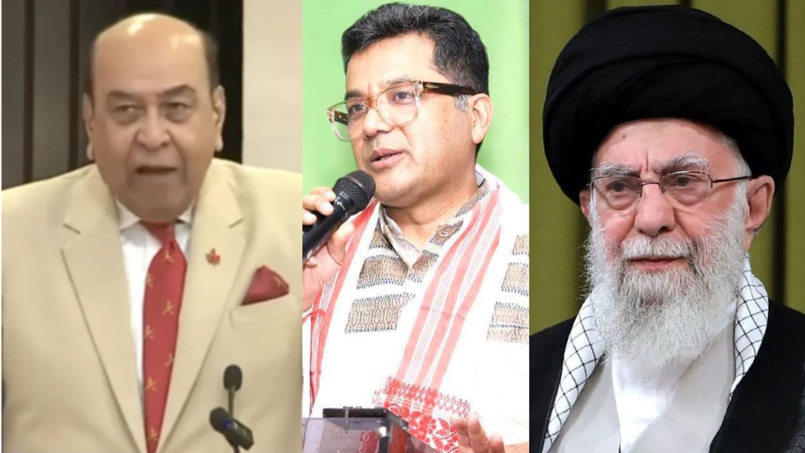 Bihar Governor Syed Ata Hasnain Mos Pabitra Margherita Represent India Ayatollah Ali Khamenei Funeral Iran