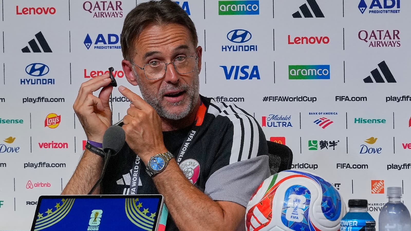 Qatar Coach Julen Lopetegui Prep Fifa World Cup Bombs