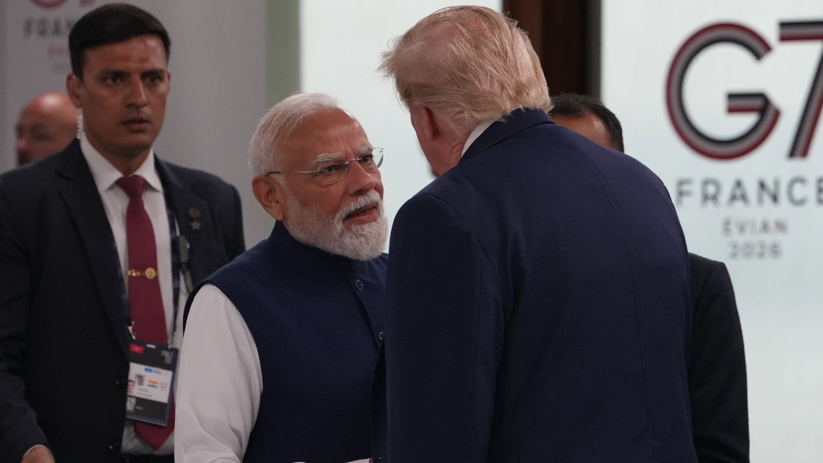 Pm Modi Trump G7 Summit Evian France India Us Relations Trade Deal