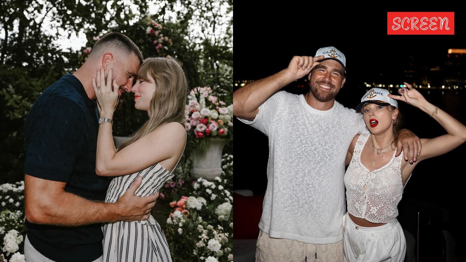 Taylor Swift And Travis Kelce Pre Wedding Festivities Begin Fireworks Light Up The Sky
