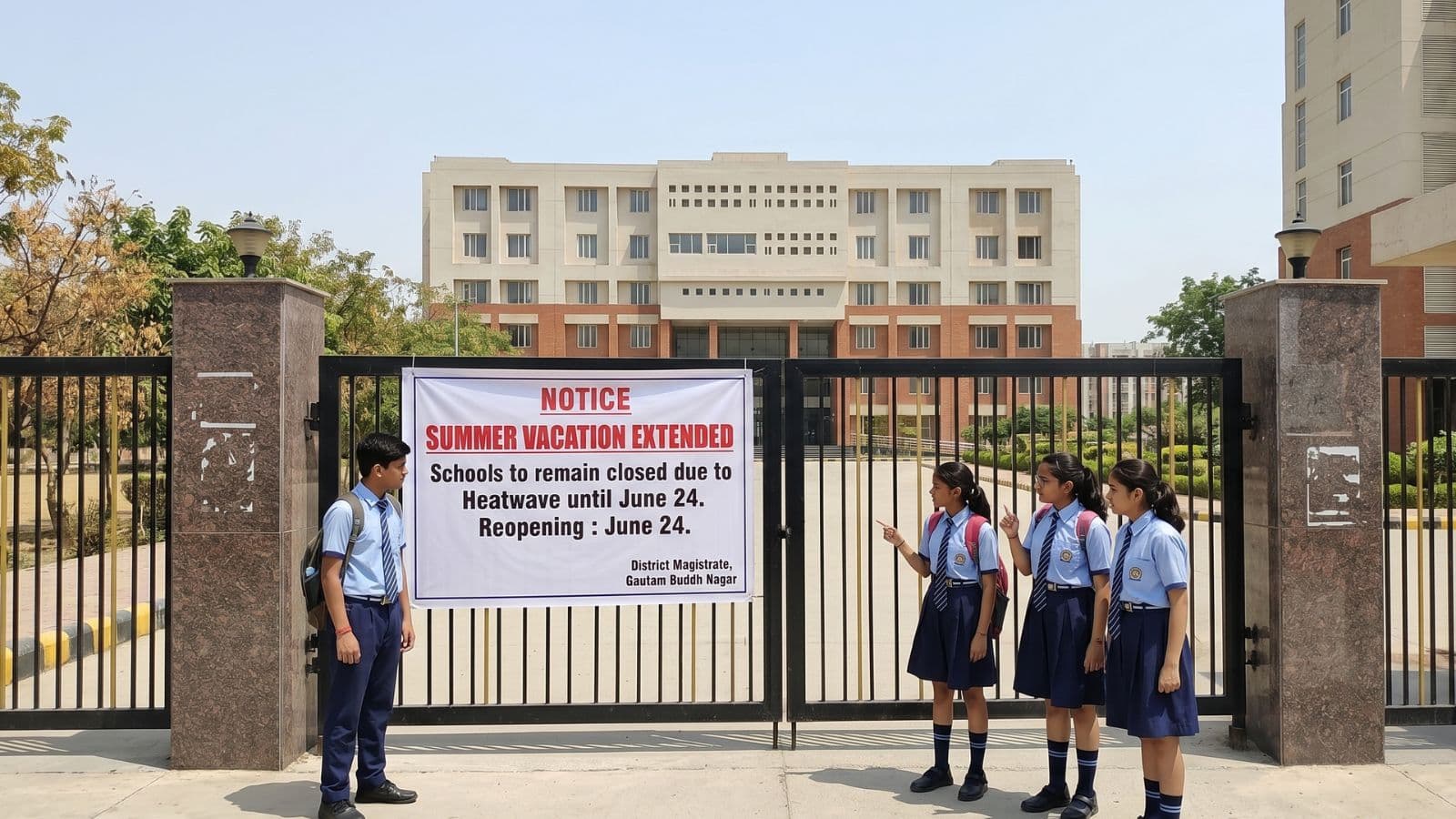 Uttar Pradesh Up School Summer Vacation Dates Extended Heatwave Alert Upmsp
