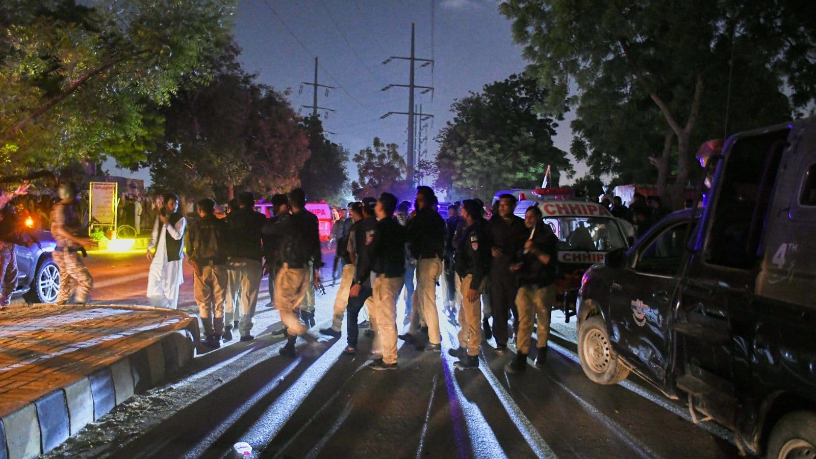 Pakistan Karachi Paramilitary Base Attack Car Bomb Rangers