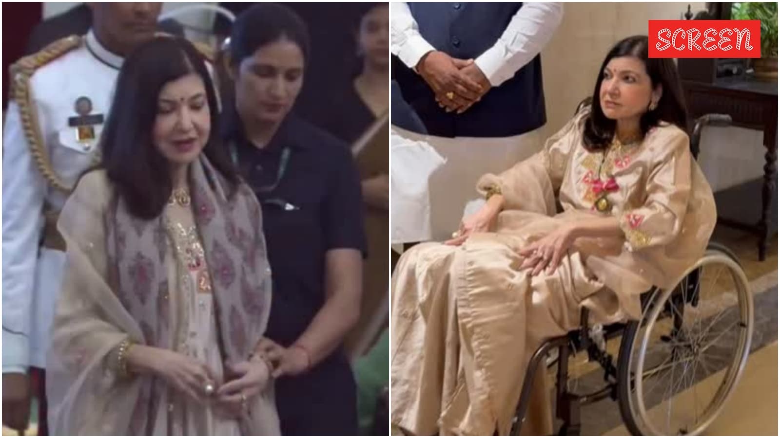 Alka Yagnik Wheelchair Video Fans Hope Speedy Recovery Watch