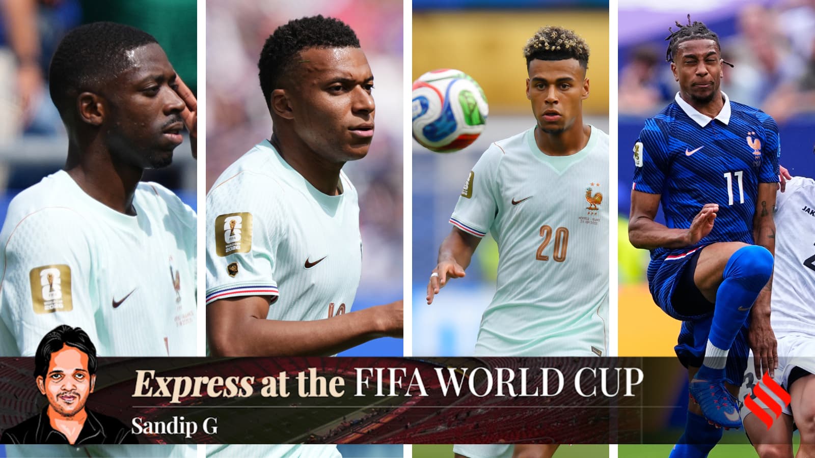 Deschamps France Magic Square Mbappe Dembele Doue Olise World Cup 2026