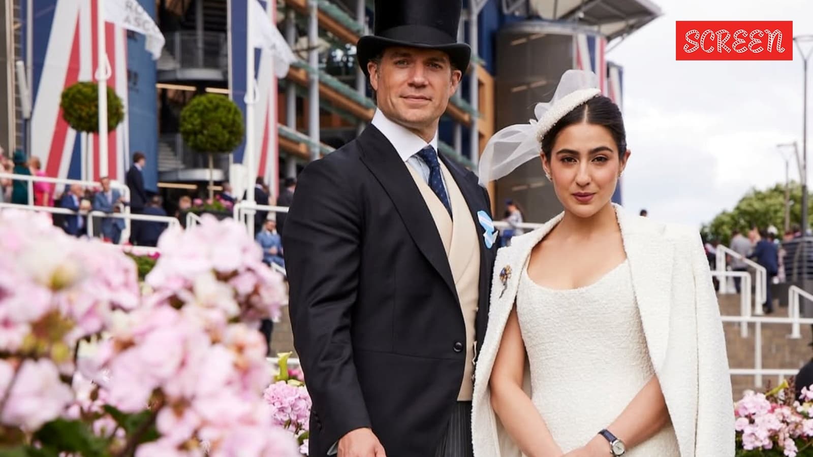 Sara Ali Khan Meets Henry Cavill At Royal Ascot Longines Photos Viral
