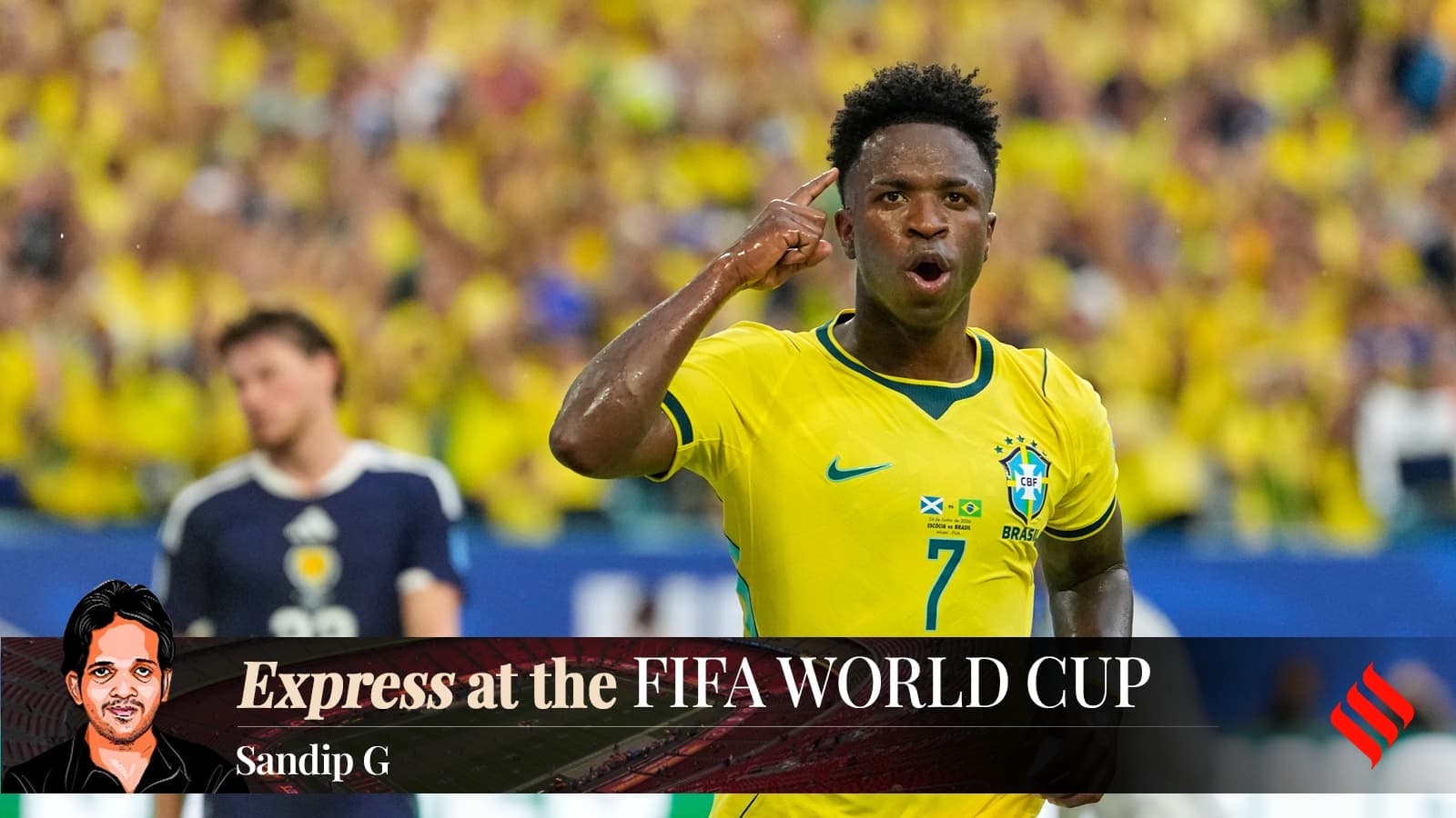 Brazil Vinicius Scotland Fifa World Cup Neymar