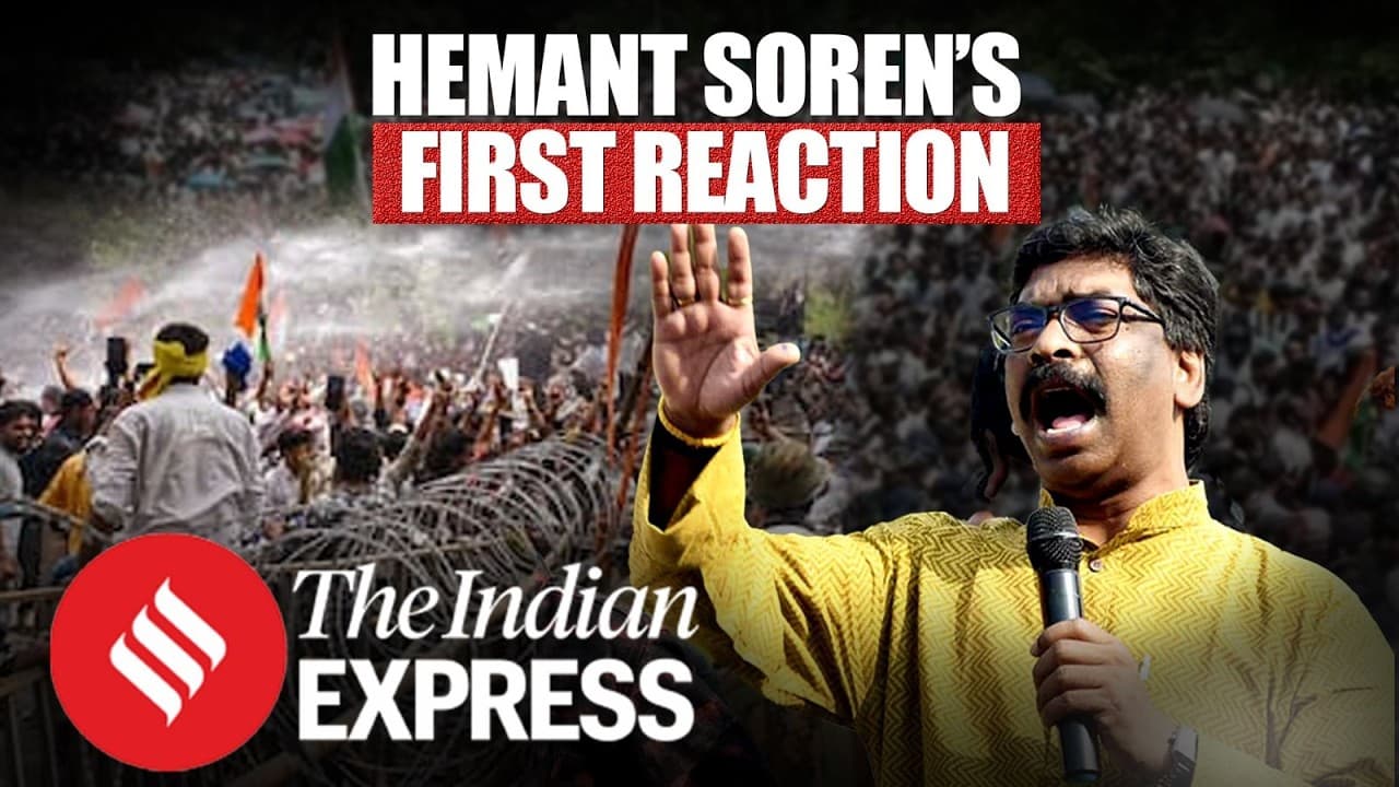 hemant sorens first reaction to jharkhand student protests