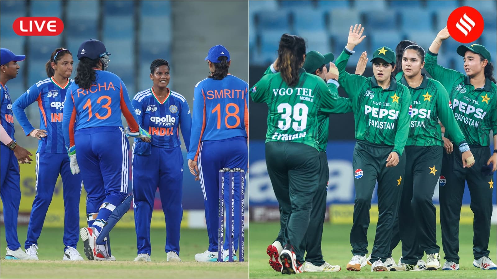 India Women vs Pakistan Women Live Score, Asia Cup 2026: IND-W take on PAK-W in high voltage clash