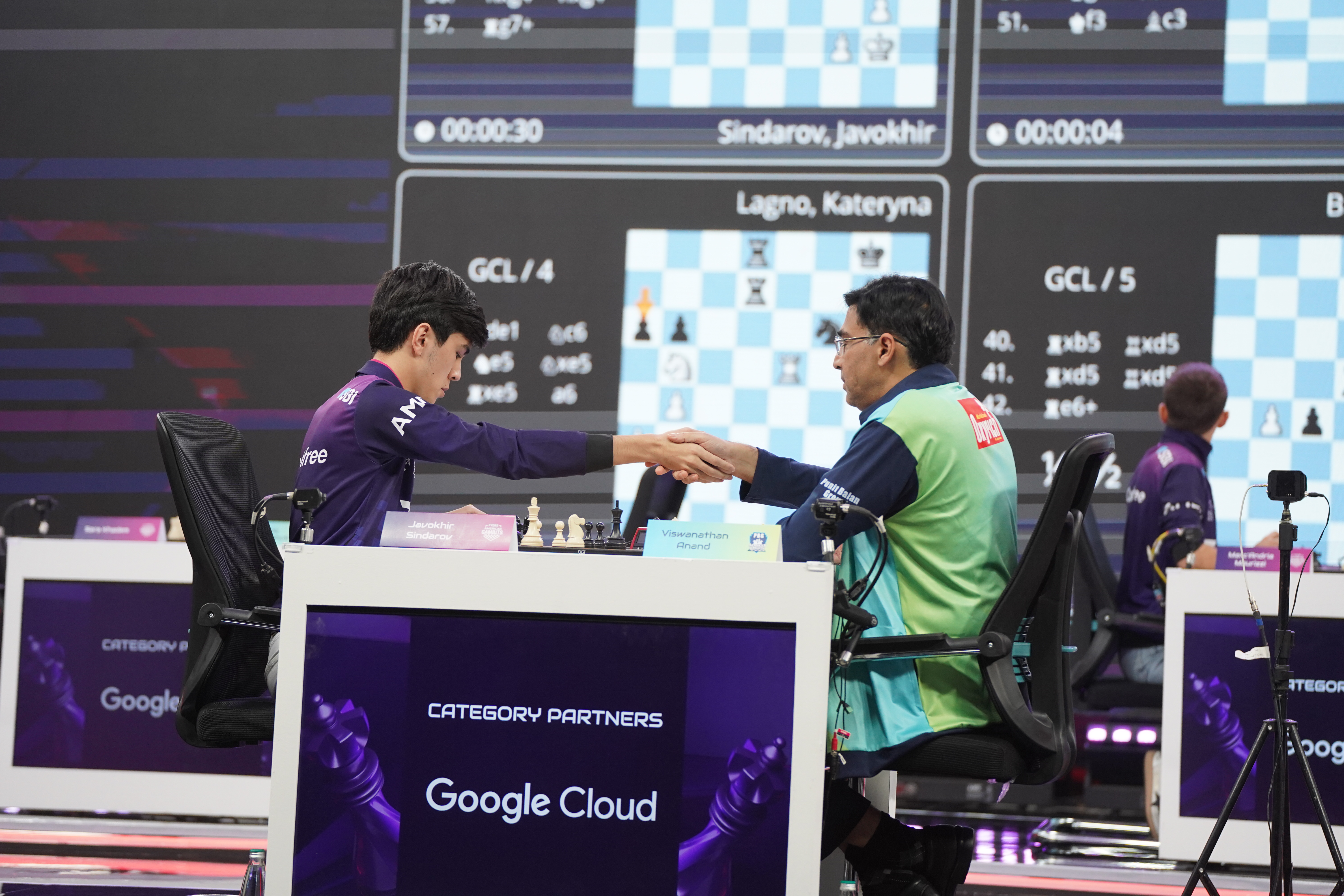 GCL 2026: Sindarov beats Vishy Anand as Fyers American Gambits dominate opening day
