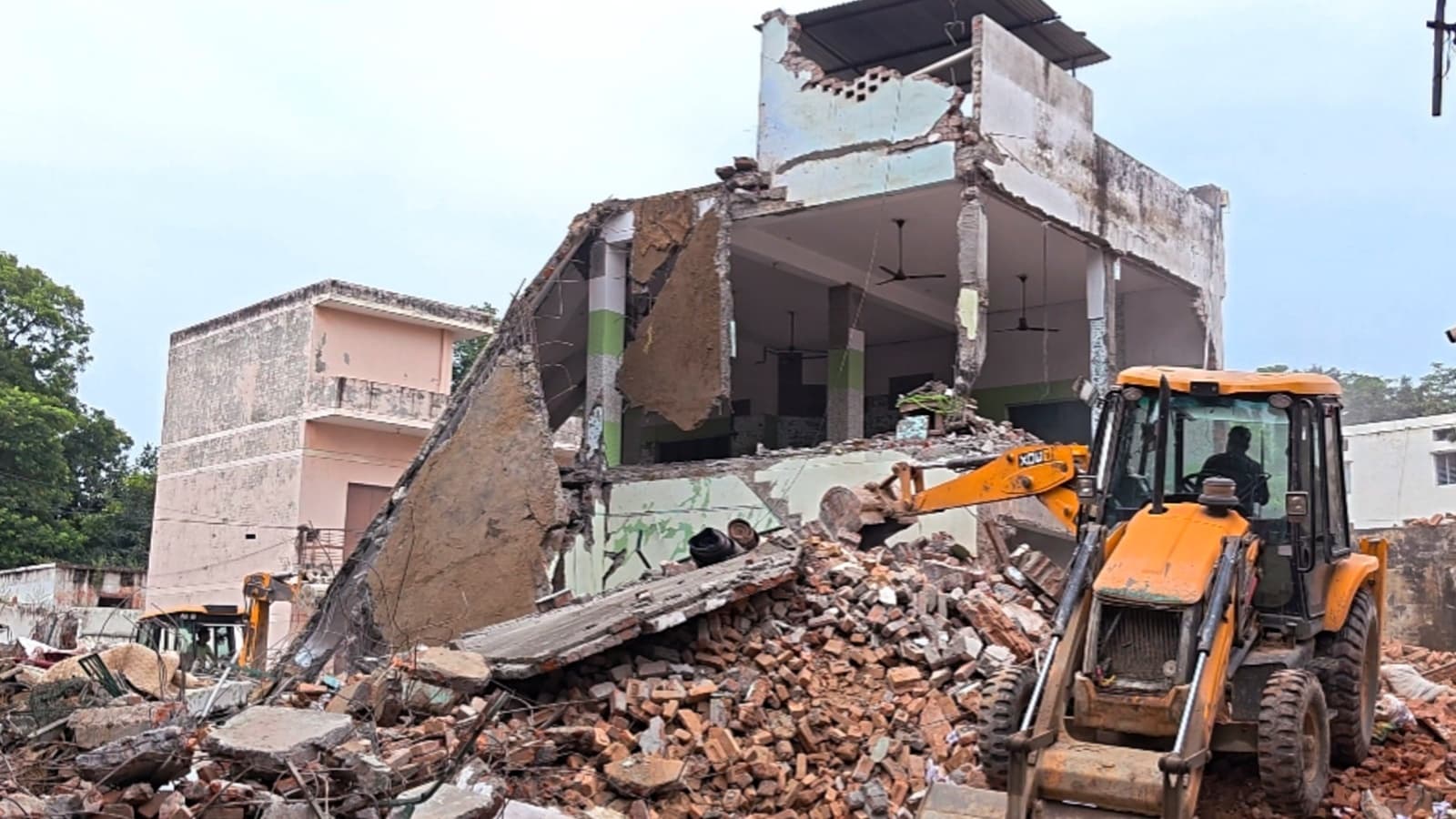 Declared ‘illegal’, mosque in Saharanpur collectorate complex razed, mutawalli says due process not followed