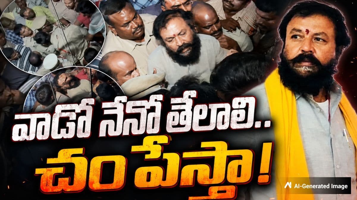 అర్ధరాత్రి చింతమనేని వీరంగం. నడిరోడ్డుపై ఊగిపోతూ, అరుస్తూ