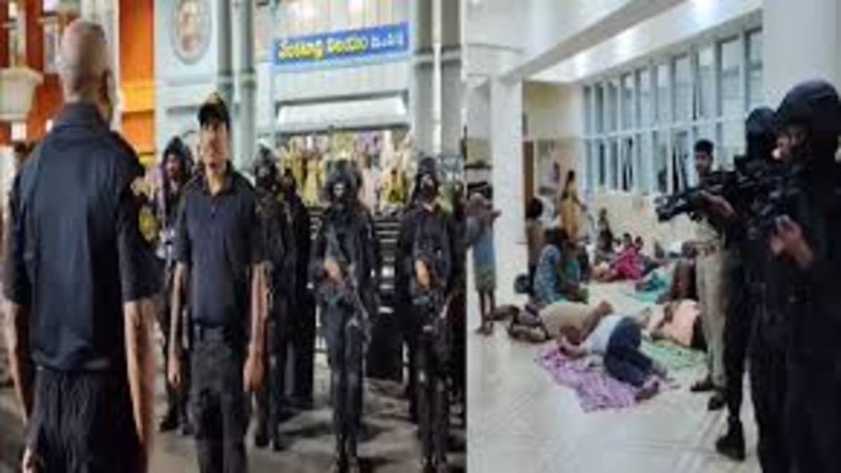 తిరుమలలో ఆక్టోపస్ బలగాలతో.. వీడియో