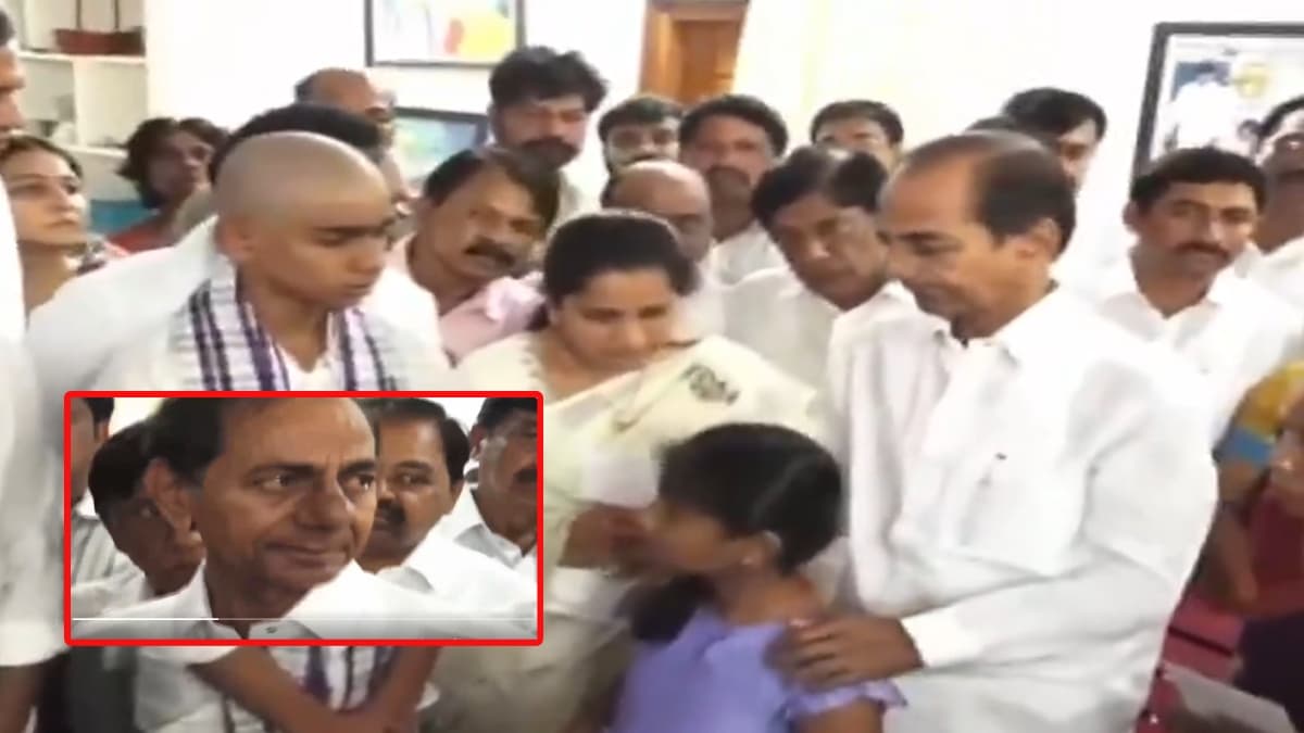కన్నీళ్లు పెట్టుకున్న మాజీ సీఎం కేసీఆర్.. వీడియో వైరల్