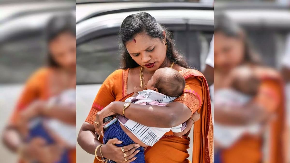 చంటిబిడ్డతో అసెంబ్లీ సమావేశాలకు టీవీకే ఎమ్మెల్యే