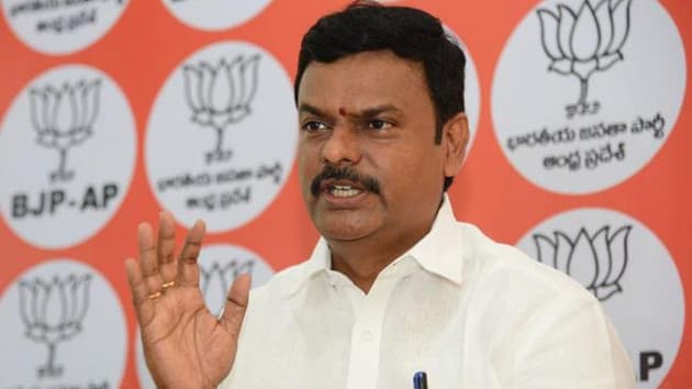 కేంద్ర పథకాల స్టాల్ ను ప్రారంభించిన బీజేపీ ఏపీ అధ్యక్షుడు మాధవ్