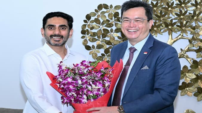 రాష్ట్రంలో పెట్టుబడుల ప్రవాహం.. సింగపూర్ తో కలిసి పనిచేస్తామన్న మంత్రి లోకేశ్