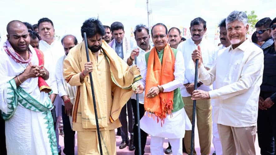 శివరాజ్ సింగ్, చంద్రబాబు, పవన్ చేతుల మీదుగా... ఏపీ నుంచి దేశవ్యాప్తంగా వీబీ జీ రామ్ జీ’ పథకం