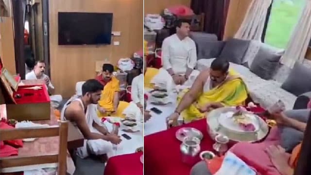 కదులుతున్న రైలులో పూజ లు.. వైరల్ వీడియోపై క్లారిటీ ఇచ్చిన రైల్వే శాఖ