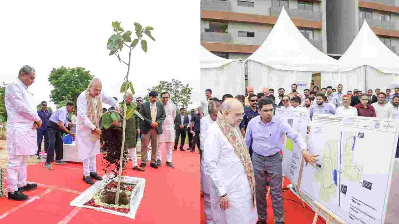 మిషన్ 5 మిలియన్ ట్రీస్' కార్యక్రమానికి అమిత్ షా శ్రీకారం