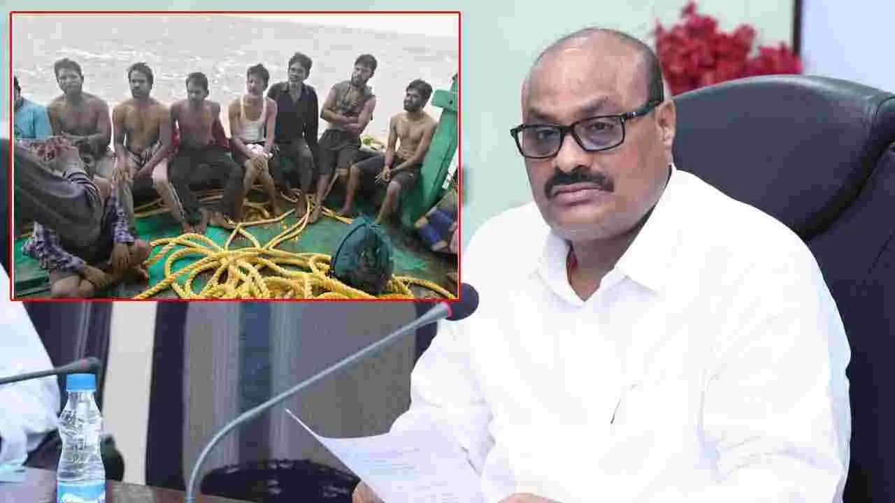 గుడ్ న్యూస్.. 10 మంది మత్స్యకారులు సురక్షితం