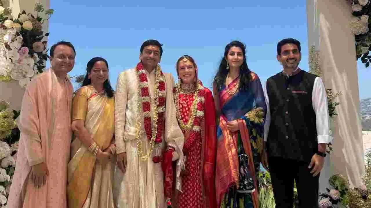 అమెరికాలో డాక్టర్ రాజా కుమారుడి వివాహం.. హాజరైన మంత్రి నారా లోకేష్