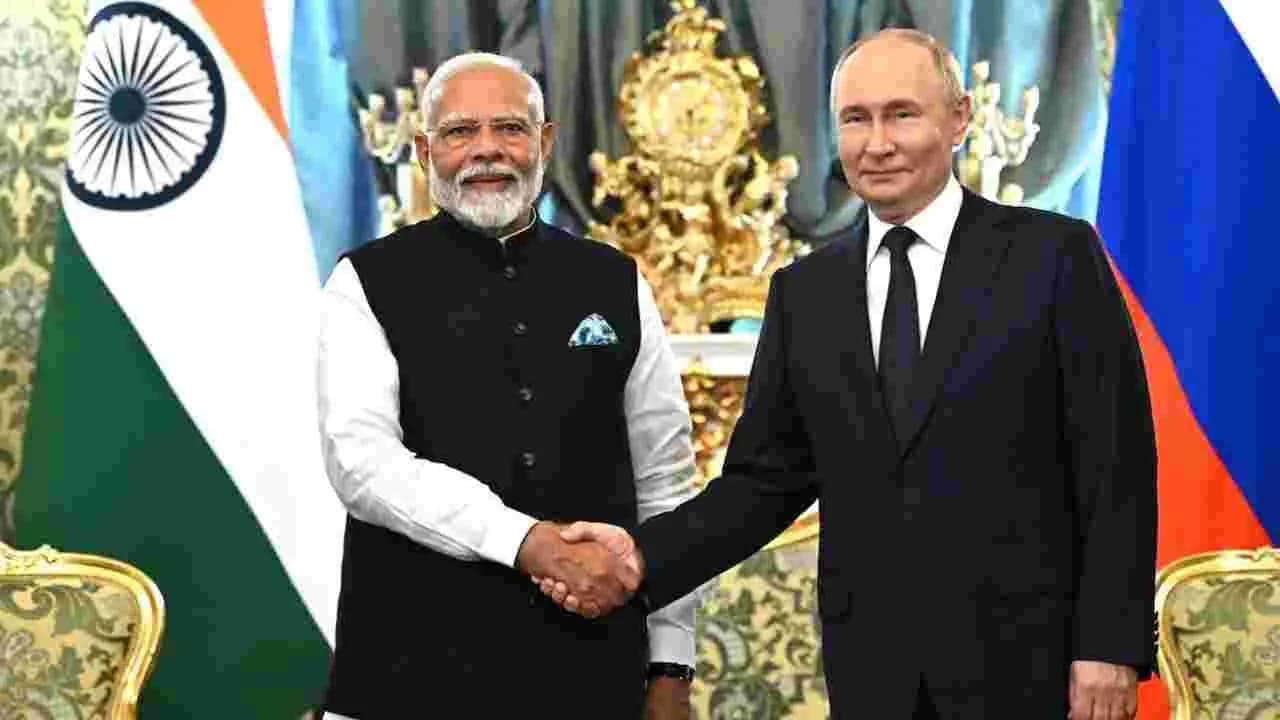 భారత్ కు రష్యా అధ్యక్షుడు పుతిన్ కీలక ఆఫర్