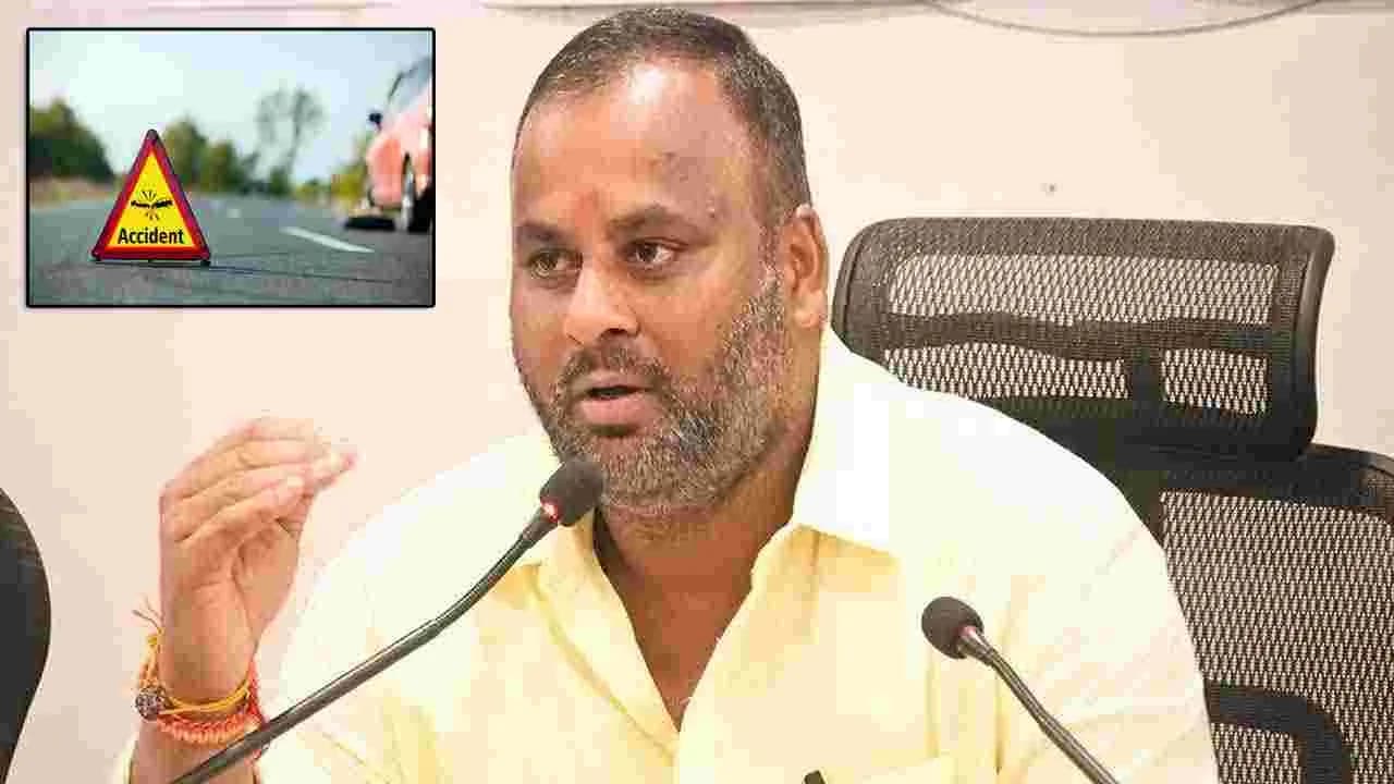 తిరుపతి రోడ్డు ప్రమాదంపై మంత్రి మండిపల్లి రాంప్రసాద్ రెడ్డి దిగ్భ్రాంతి