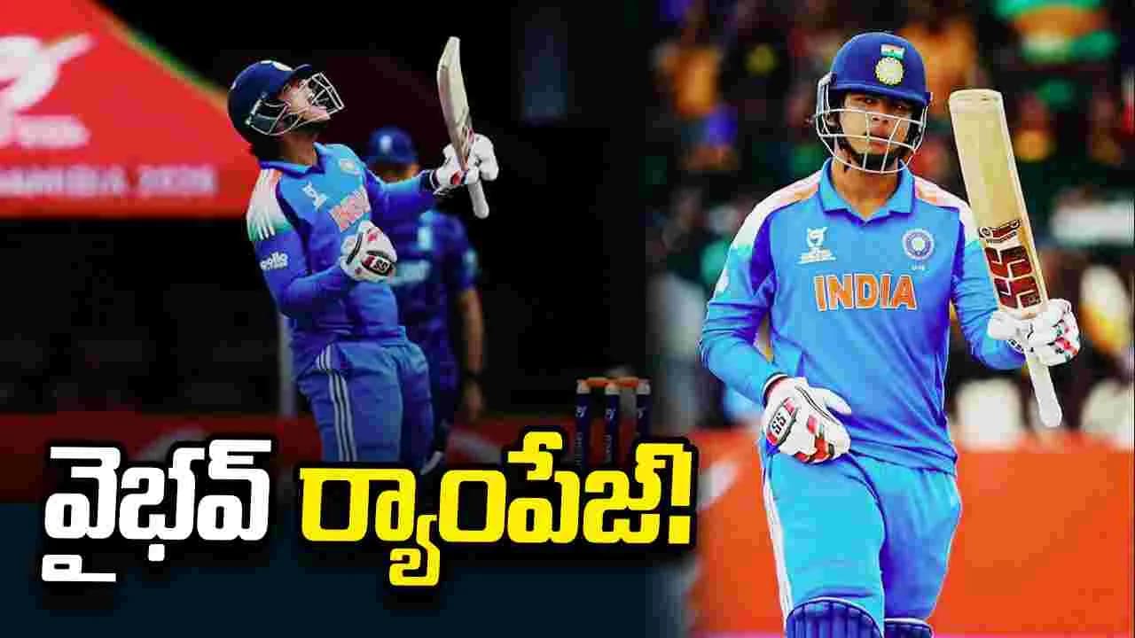 సునామీ ఇన్నింగ్స్.. లంక బౌలర్లను వేటాడిన వైభవ్
