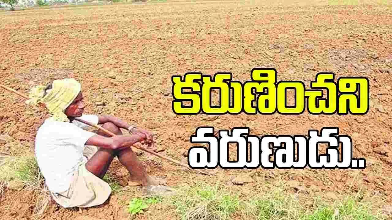 కరుణించని వరుణుడు.. గత నెలలో 28 మిల్లీమీటర్ల లోటు వర్షపాతం