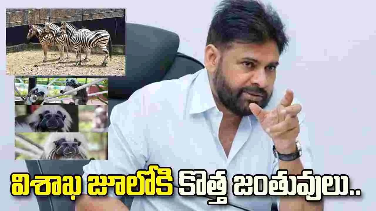 విశాఖ జూలోకి కొత్త జంతువులు.. పవన్ కల్యాణ్ట్వీట్
