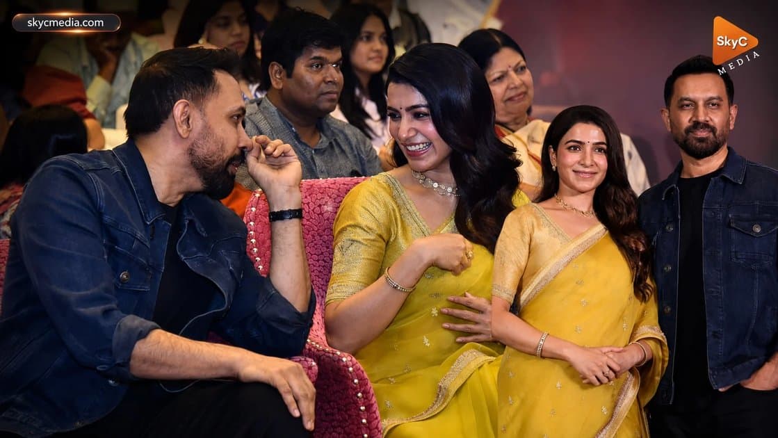 మా ఇంటి బంగారం ప్రీ రిలీజ్ లో సమంత క్యూట్ లుక్స్