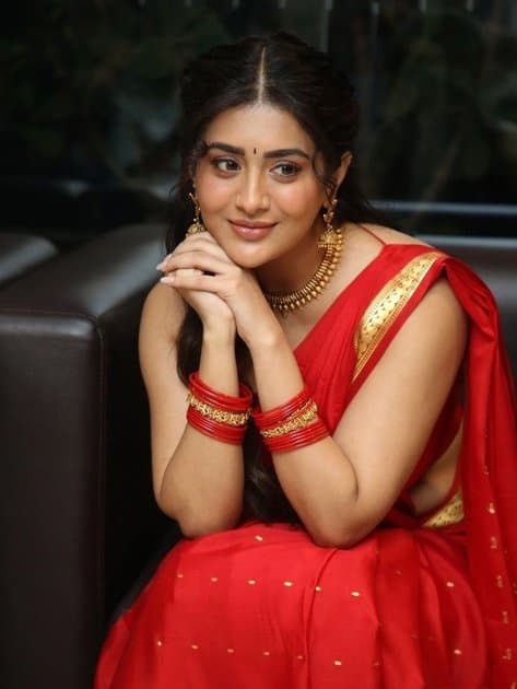 Rashi Singh In Elegant Red Saree