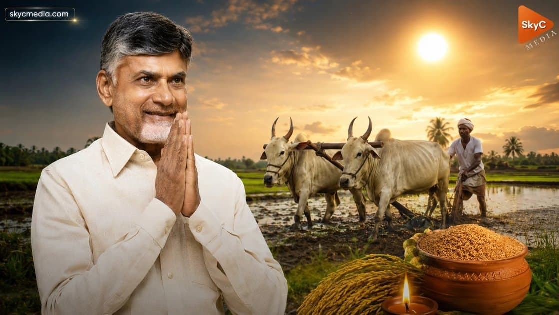 రైతులకు చంద్రబాబు ఏరువాక పున్నమి శుభాకాంక్షలు