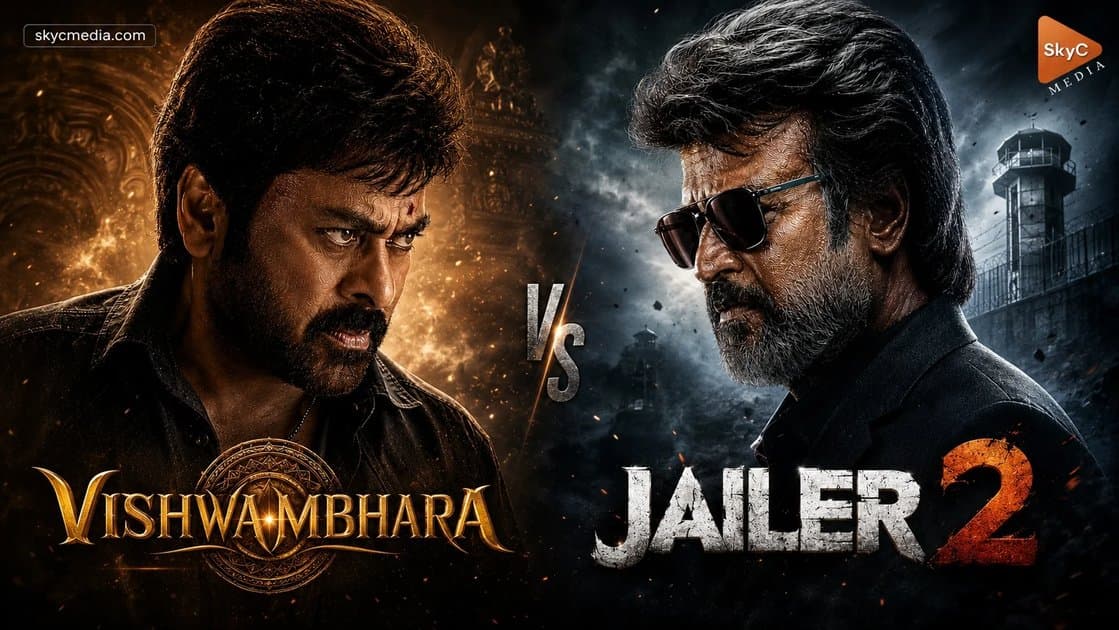 దసరా రేసులో జైలర్ 2 వర్సెస్ విశ్వంభర