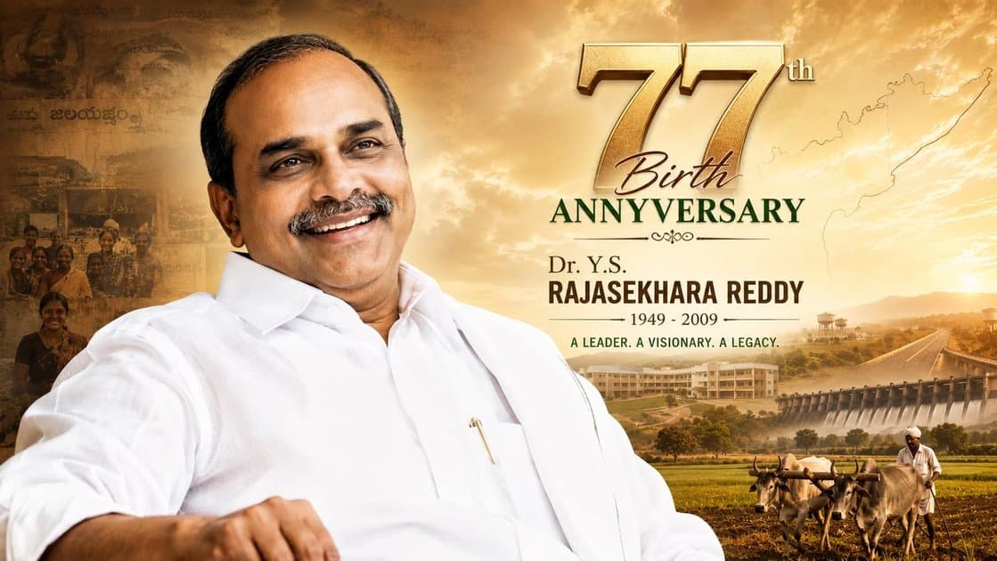 ప్రపంచవ్యాప్తంగా ఘనంగా మహానేత డాక్టర్ వైఎస్ రాజశేఖర రెడ్డి 77వ జయంతి