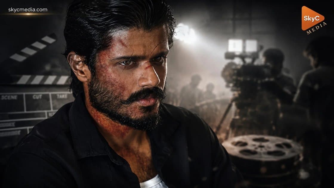 తక్షకుడు స్టిల్స్ లో ఆనంద్ ఇంటెన్స్ లుక్