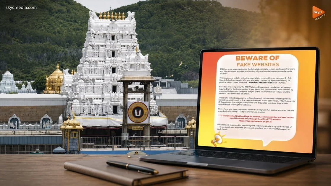 నకిలీ సైట్లపై టీటీడీ కఠిన చర్యలు