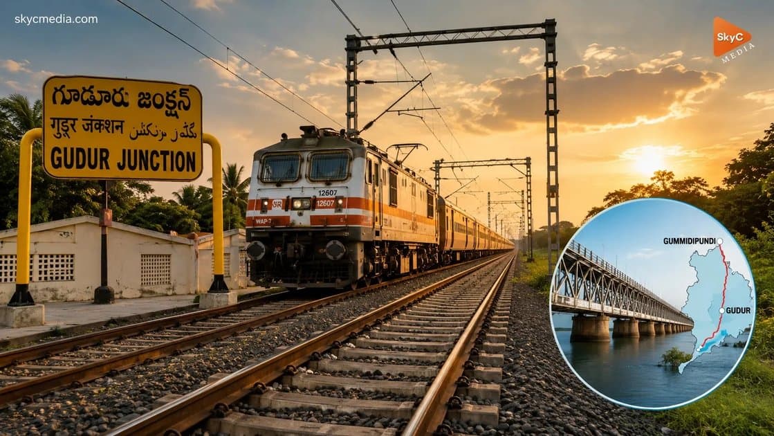 గూడూరు-గుమ్మిడిపూండి కొత్త లైన్లకు కేంద్రం గ్రీన్ సిగ్నల్