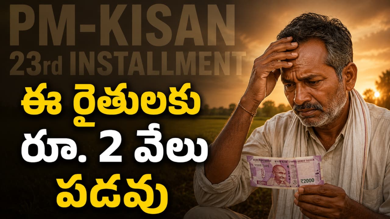 బిగ్ అలర్ట్.. పీఎం కిసాన్ 23వ వాయిదా వచ్చేస్తోంది.. ఈ రైతులకు రూ. 2 వేలు పడవు.. స్టేటస్