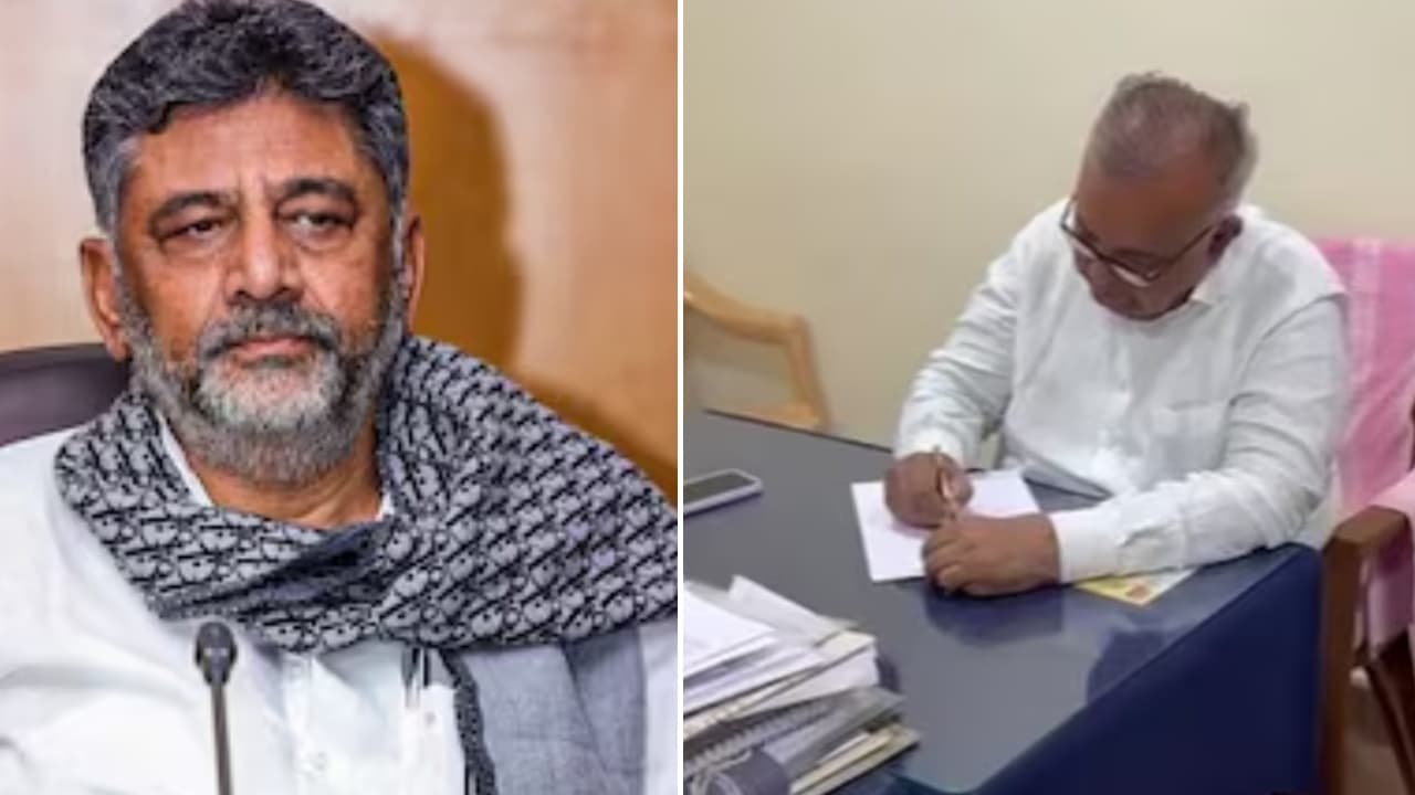 కర్ణాటక కాంగ్రెస్ లో మళ్లీ టెన్షన్.. మొన్న మంత్రిగా ప్రమాణ స్వీకారం.. నేడు రాజీనామా.. డీకే సర్కారుకు ఆదిలోనే