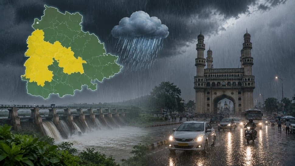 తెలంగాణకు నేడు, రేపు భారీ వర్ష సూచన.. పలు జిల్లాలకు ఎల్లో అలర్ట్ జారీ